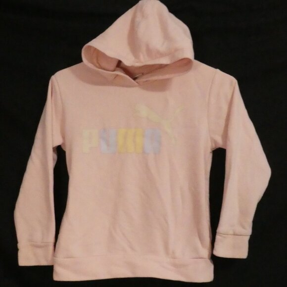 PUMA | size 8 | Pink Hooded Sweatshirt / Hoodie - Picture 3 of 16